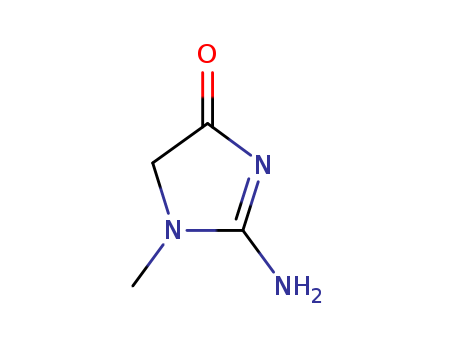 4H-Imidazol-4-one,2-amino-1,5-dihydro-1-methyl-(60-27-5)