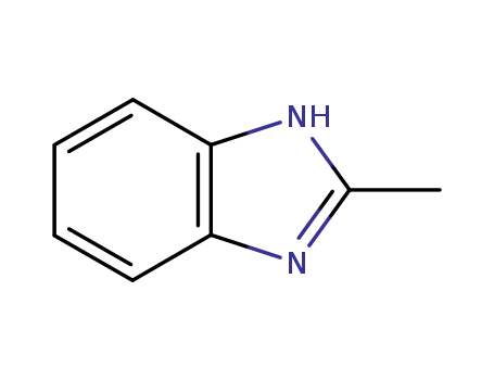 Molecular Structure of 615-15-6 (2-Methylbenzimidazole)