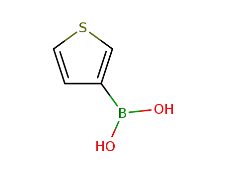 Molecular Structure of 6165-69-1 (3-Thiopheneboronic acid)
