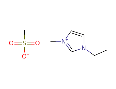 Molecular Structure of 145022-45-3 (1-ETHYL-3-METHYLIMIDAZOLIUM METHANESULFONATE)