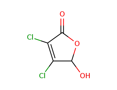 Molecular Structure of 766-40-5 (3,4-dichloro-5-hydroxyfuran-2(5H)-one)