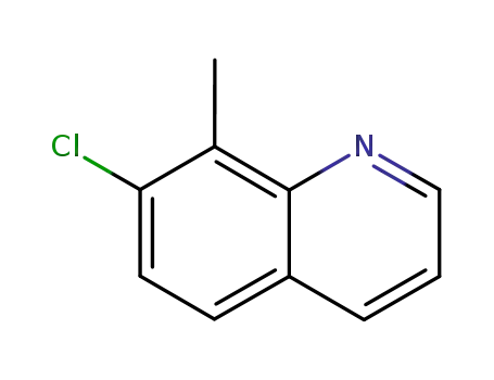 Molecular Structure of 78941-93-2 (7-CHLORO-8-METHYLQUINOLINE)