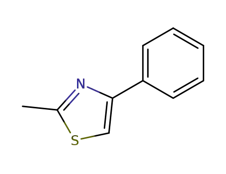 Molecular Structure of 1826-16-0 (2-METHYL-4-PHENYL-THIAZOLE)