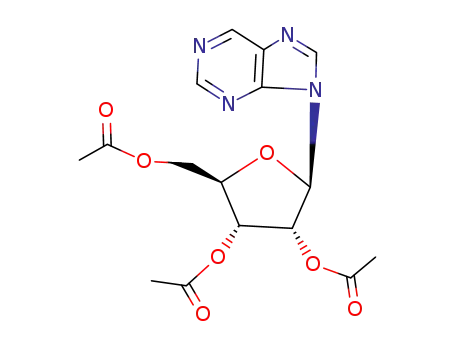 Molecular Structure of 15981-63-2 (2',3',5'-TRI-O-ACETYLNEBULARINE)