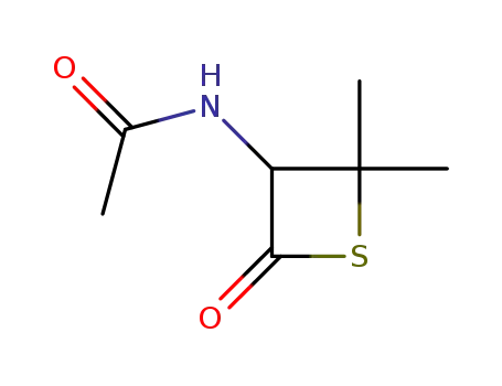 α-Acetylamino-β,β-dimethyl-β-propiothiolactone