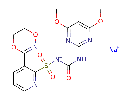 sodium {[3-(5,6-dihydro-1,4,2-dioxazin-3-yl)pyridin-2-yl]sulfonyl}[(4,6-dimethoxypyrimidin-2-yl)carbamoyl]azanide