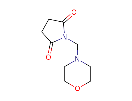 Molecular Structure of 13314-97-1 (1-(morpholin-4-ylmethyl)pyrrolidine-2,5-dione)