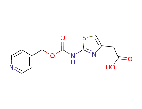 (2-{[(pyridin-4-ylmethoxy)carbonyl]amino}-1,3-thiazol-4-yl)acetic acid