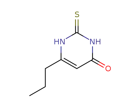 Molecular Structure of 51-52-5 (Propylthiouracil)