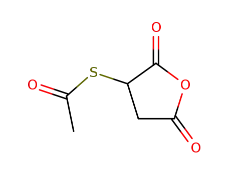 Molecular Structure of 6953-60-2 (S-ACETYLMERCAPTOSUCCINIC ANHYDRIDE)