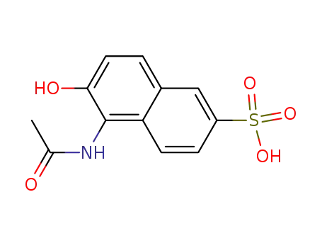 1-acetamino-2-hydroxy-naphthalene-6-sulphonic acid