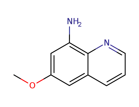 Molecular Structure of 90-52-8 (8-AMINO-6-METHOXYQUINOLINE)
