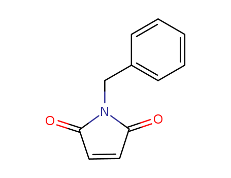 1631-26-1,N-Benzylmaleimide,Maleimide,N-benzyl- (6CI,7CI,8CI);1-(Phenylmethyl)-1H-pyrrole-2,5-dione;1-Benzyl-1H-pyrrole-2,5-dione;1-Benzyl-2,5-pyrroledione;1-Benzyl-pyrrole-2,5-dione;Benzylmaleimide;N-Benzylpyrrole-2,5-dione;NSC 12802;