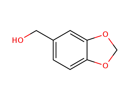 Molecular Structure of 495-76-1 (Piperonyl alcohol)