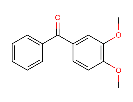 Molecular Structure of 4038-14-6 (3,4-Dimethoxybenzophenone)