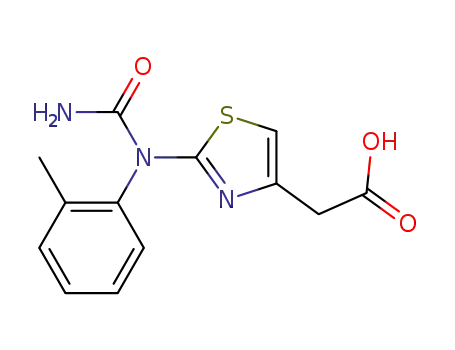 2-(o-tolylureido)-4-thiazoleacetic acid