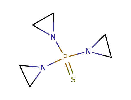 Molecular Structure of 52-24-4 (Triethylenethiophosphoramide)