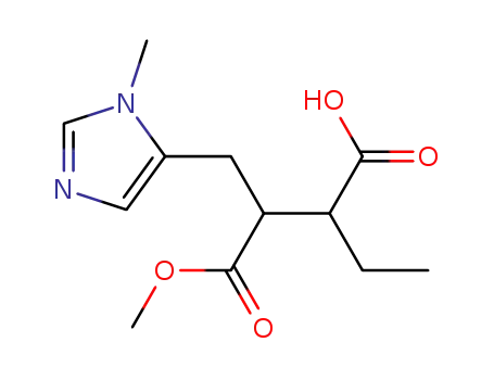 (2S,3R)-2-ethyl-3-(methoxycarbonyl)4-(1-methylimidazol-5-yl)-butyricacid