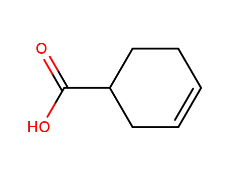 Molecular Structure of 4771-80-6 (3-Cyclohexenecarboxylic acid)