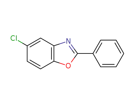 Molecular Structure of 1019-90-5 (Benzoxazole, 5-chloro-2-phenyl-)