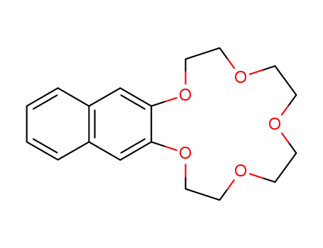 Naphtho[2,3-b]-1,4,7,10,13-pentaoxacyclopentadecin,2,3,5,6,8,9,11,12-octahydro-(17454-47-6)