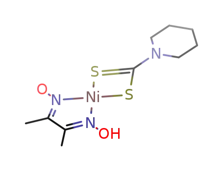 nickel (dimethylglyoximate)(piperidine dithiocarbamate)