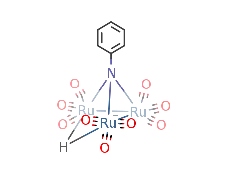 (HRu3(CO)9((C6H5)N))(1-)