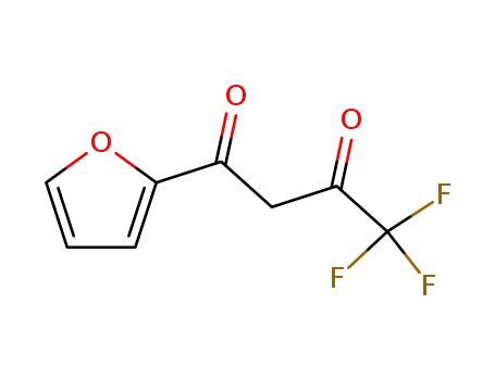Molecular Structure of 326-90-9 (4,4,4-TRIFLUORO-1-(2-FURYL)-1,3-BUTANEDIONE)