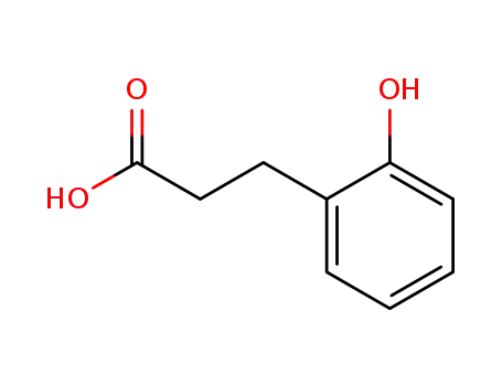 Molecular Structure of 495-78-3 (3-(2-HYDROXYPHENYL)PROPIONIC ACID)