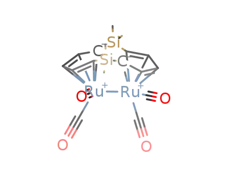 [(η5-C5H3)2(Si(CH3)2)2]Ru2(CO)4