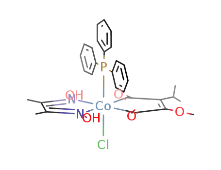(OCH3)((CH3)2CH)C4(O)2 cobalt(triphenylphosphine)(dimethylglyoxime)
