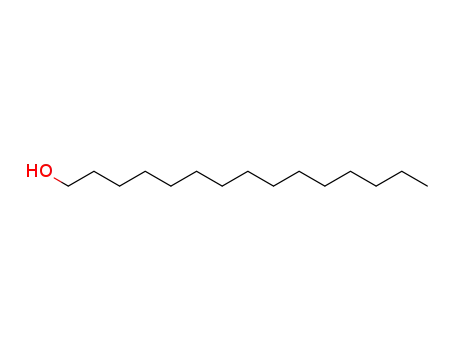 Molecular Structure of 629-76-5 (1-Pentadecanol)