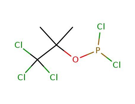 Molecular Structure of 39177-74-7 (2,2,2-TRICHLORO-1,1-DIMETHYLETHYL DICHLOROPHOSPHITE)