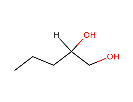 Molecular Structure of 5343-92-0 (1,2-Pentanediol)