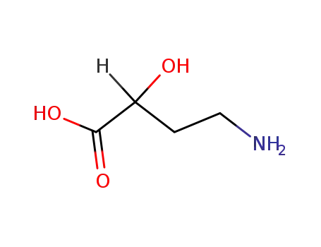 Molecular Structure of 13477-53-7 (2-Hydroxy-4-amino butanoic acid)