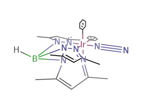 (hydridotris(3,5-dimethylpyrazolyl)borate)Ir(C6H5)2(N2)