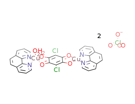 aquabis(1,10-phenanthroline)(chloranilato)dicopper(II) perchlorate