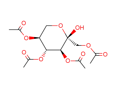 (2R,3S,4R,5S)-2-(acetoxymethyl)-2-hydroxytetrahydro-2H-pyran-3,4,5-triyl triacetate