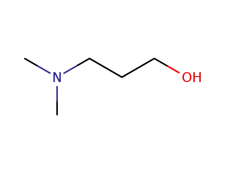 Molecular Structure of 3179-63-3 (3-Dimethylamino-1-propanol)