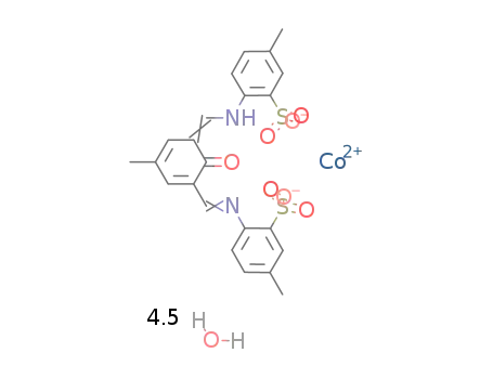 (N,N-(2-hydroxy-5-methyl-1,3-dibenzylidine)-bis-(4-methyl-2-sulphonate aniline))cobalt*4.5hydrate