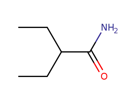 Molecular Structure of 1114-38-1 (Butanamide, 2-ethyl-)