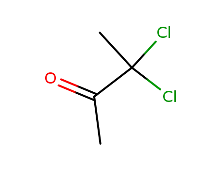 Molecular Structure of 2648-57-9 (3,3-dichlorobutan-2-one)