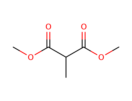 609-02-9,Dimethyl methylmalonate,Malonicacid, methyl-, dimethyl ester (6CI,7CI,8CI);Propanedioic acid, methyl-,dimethyl ester (9CI);Dimethyl 2-methylmalonate;Methylmalonic acid dimethyl ester;Methylpropanedioic acid dimethyl ester;NSC143779;