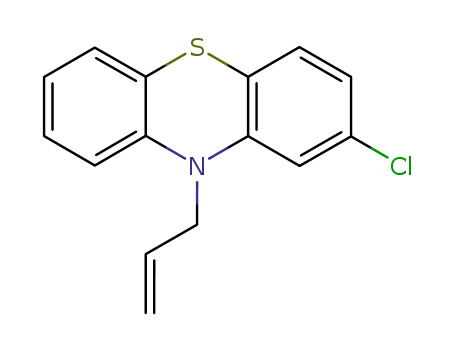 Molecular Structure of 63615-79-2 (10-Allyl-2-chloro-10H-phenothiazine)