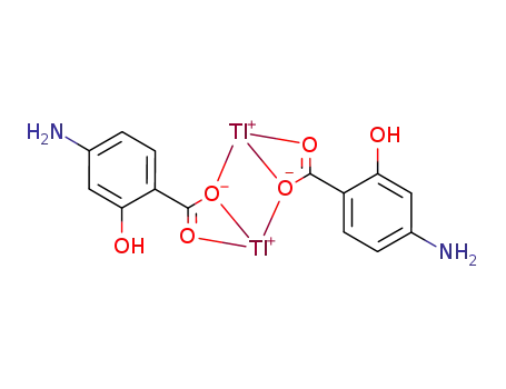 catena-[bis(μ3-o-aminosalicylato)dithallium(I)]