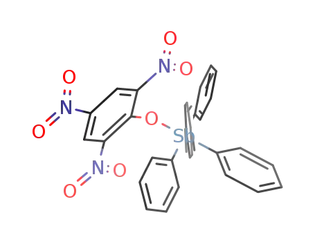 (2,4,6-trinitrophenoxy)tetraphenylantimony