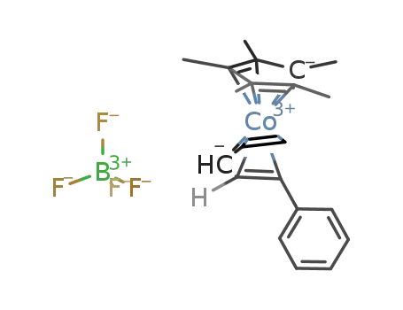[(η5-C5Me5)Co-(η5-1-phenylpentadienyl)]+ BF4-