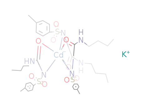 potassium tris{N-((butylamino)carbonyl)-4-methylbenzenesulfonamido}cadmate