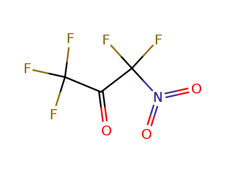 Molecular Structure of 3888-00-4 (2-Propanone, 1,1,1,3,3-pentafluoro-3-nitro-)