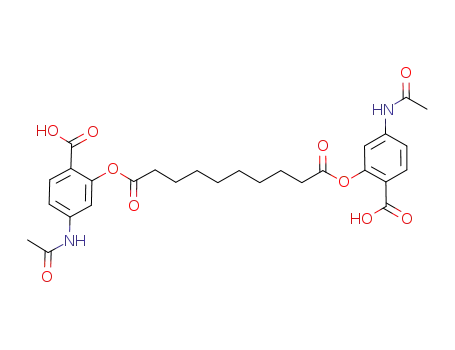 1,10-bis-4-acetamidosalicyl-sebacate